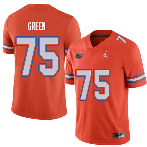 Jordan Brand Men #75 Chaz Green Florida Gators College Football Jerseys Orange